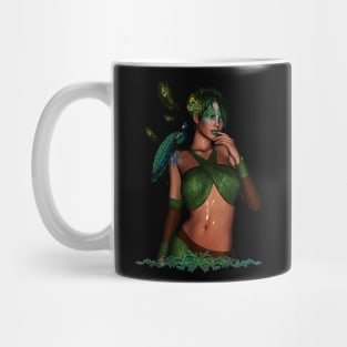 Wonderful fairy with peacocks Mug